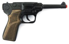 LPE51/124 - Jouet enfant - Pistolet de police amorces 8 coups 124/6 dimension : 20 cm