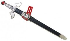 LPE52094 - Jouet pour enfant - épée avec motif aigle et  fourreau dimensions : 66 cm