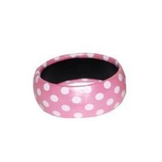 Accesoire pour petite fille - Bracelet Rose à pois Blancs