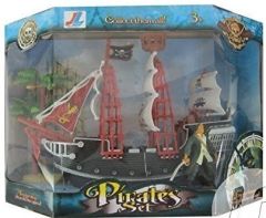 LPLI2539 - Jouet pour enfant - Set de Pirate - Bateau corsaire Dimension : 26 cm