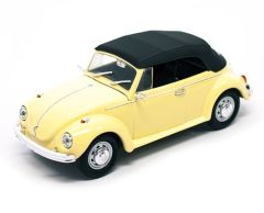 LDC43221CR - Voiture cabriolet de 1972 couleur jaune – VW Coccinelle
