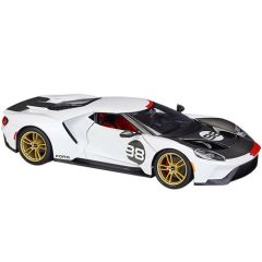 BUR41165 - Voiture de 2018 blanche et noire - FROD GT N°98 Héritage Collection