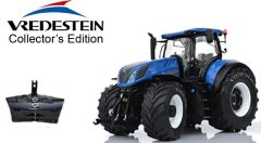 MAR1607 - Tracteur NEW HOLLAND T7.315 HD pneus VREDESTEIN équipé du relevage avant avec masse