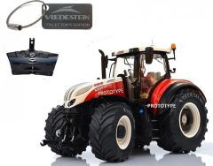 MAR1610 - Tracteur STEYR TERRUS 6300 CVT pneus VREDESTEIN équipé du relevage avant avec masse