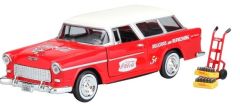 MCITY424110 - Voiture COCA-COLA avec caisson et diable - Chevrolet NOMAD de 1955
