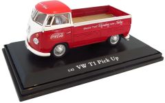 MCITY440546 - Véhicule publicitaire VOLKSWAGEN T1 pick-up de 1962 aux couleurs Coca Cola