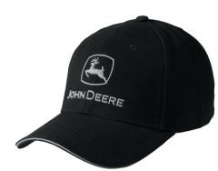 MCJ099378000 - Casquette de couleur noir avec logo gris JOHN DEERE