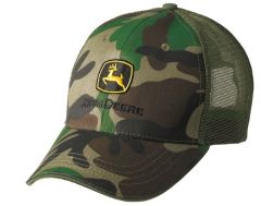 MCJ099399076 - Casquette arrière en maille de couleur camouflage JOHN DEERE