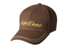 MCJ099399094 - Casquette Vintage de couleur Marron avec logo jaune JOHN DEERE