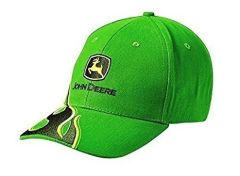 MCJ099399118 - Casquette de couleur verte avec broderie noire JOHN DEERE