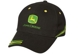 MCJ099399133 - Casquette de couleur noir avec broderie jaune et verte JOHN DEERE