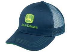 MCJ099399147 - Casquette en maille de couleur bleu marine JOHN DEERE