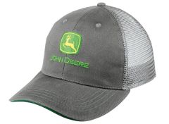 MCJ099399148 - Casquette en maille de couleur grise JOHN DEERE
