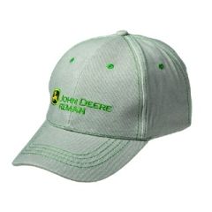 MCJ099399R01 - Casquette de couleur grise avec couture verte JOHN DEERE