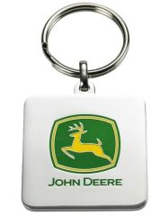 MCJ099746000 - Porte clés avec le logo vert et jaune en métal John deere