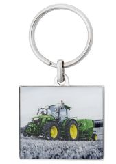 MCJ099770000 - Porte clés en métal avec photo tracteur série 5R John deere