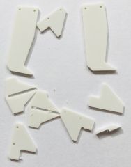 MCP-026 - Lot de 2 Dents de décompacteur de couleur blanches