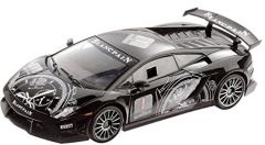 MDMMP1223 - Voiture de courses LAMBORGHINI Super Tropheo Blancpain couleur noire