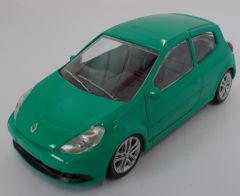 MDM53124F - Voiture sportive RENAULT Clio RS de couleur verte