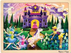 MED13804 - Puzzle en bois Fantaisie Enchanteresse - Contient : 48 Pièces