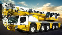 IMC33-0118 - Grue sur pneus - DEMAG AC220-5 aux couleurs MEDIACO