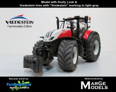 MAR1610/02 - Tracteur STEYR TERRUS 6300 CVT pneus VREDESTEIN  version sale