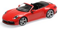 MNC155067331 - Voiture cabriolet sportif PORSCHE 911 Carrera 4S de 2019 de couleur rouge