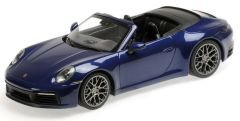 MNC155067332 - Voiture cabriolet sportif PORSCHE 911 Carrera 4S de 2019 de couleur bleue