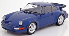 MNC155069101 - Voiture sportive PORSCHE 911 Turbo de 1990 de couleur bleue métallisée