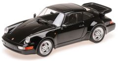 MNC155069104 - Voiture sportive PORSCHE 911 Turbo de 1990 de couleur noire