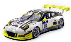 MNC155166911 - Voitures de courses PORSCHE 911 GT3R Manthey Racing des 24h de Nurburgring de 2016 équipage Tandy-Banb