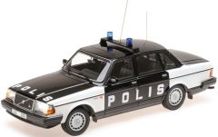 MNC155171497 - Voiture berline de la police Suèdoise VOLVO 240 GL de 1986