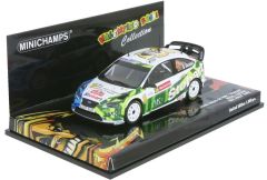 MNC400088146 - voiture de rallye FORD Focus RS WRC Wales de 2008 équipage Rossi-Cassina