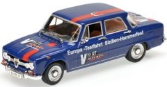 MNC400120905 - Voiture sportive ALFA ROMEO Giulia Europa Testfahrt de 1973 couleur bleu