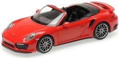 MNC410067180 - Voiture cabriolet sportif PORSCHE 911 Turbo S de 2016 de couleur rouge