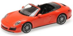 MNC410067231 - Voiture cabriolet sportif PORSCHE 911 Carrera 4 de 2016 de couleur orange sombre