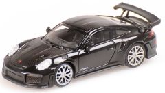 MNC870068120 - Voiture sportive PORSCHE 911 GT2 RS de 2018 de couleur noire avec capot carbone