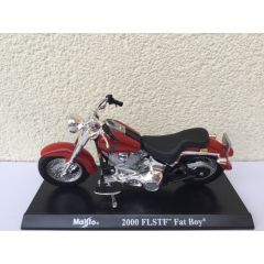 MST4167 - Moto de 2000 marron - HARLEY DAVIDSON  FLSTF Fat Boy
