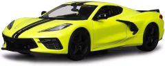 MST31527 - Voiture sportive CHEVROLET Corvette Stingray Z51 de 2020 de couleur jaune