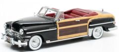 MTX20303-042 - Voiture cabriolet de luxe CHRYSLER Town and Country de 1949 couleur noir avec portes imitation bois