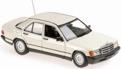 MXC940034100 - Voiture berline MERCEDES 190E de 1984 de couleur blanche