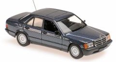 MXC940034101 - Voiture berline MERCEDES 190E de 1984 de couleur bleue métallisée