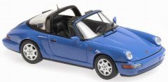 MXC940061360 - Voiture sportive PORSCHE 911 Carrera II Targa de 1991 de couleur bleue