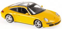 MXC940066161 - Voiture sportive PORSCHE 911 Targa de 2006 de couleur jaune