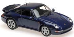 MXC940069201 - Voiture sportive PORSCHE 911 Turbo de 1990 de couleur bleue