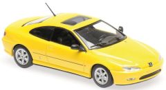 MXC940112621 - Voiture coupé PEUGEOT 406 de 1997 de couleur jaune