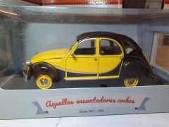 MAG242CVYBK - Voiture de 1982 couleur jaune et noir – CITROEN 2CV 6 Charleston