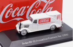 MAGRANDODGE - Voiture publicitaire - COCA-COLA - DODGE KH-32 Streamline Fountain Van de 1934 couelur blanche