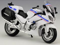 MST32306-02 - Moto de police blanche et bleue – YAMAHA FJR 1300A
