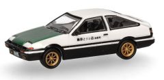 MIC87MC000002 - Voiture de couleur blanc et vert - TOYOTA Corolla AE86 83-85